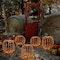 Celebrations Celebrations White 216 ct 14 in. LED Prelit Foldable Pumpkin Halloween Decor PMSORA - alternate 2